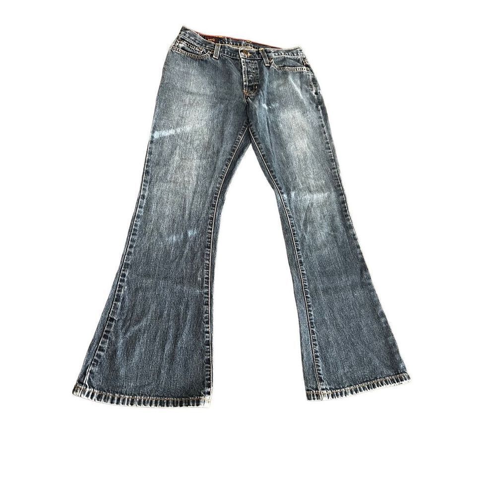 Abercrombie and Fitch  Flare Mid-rise Button Fly Denim Jeans size 2